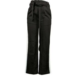 G I.L.I. Regular High Waisted Wide Leg Pants Noir Black X-Large